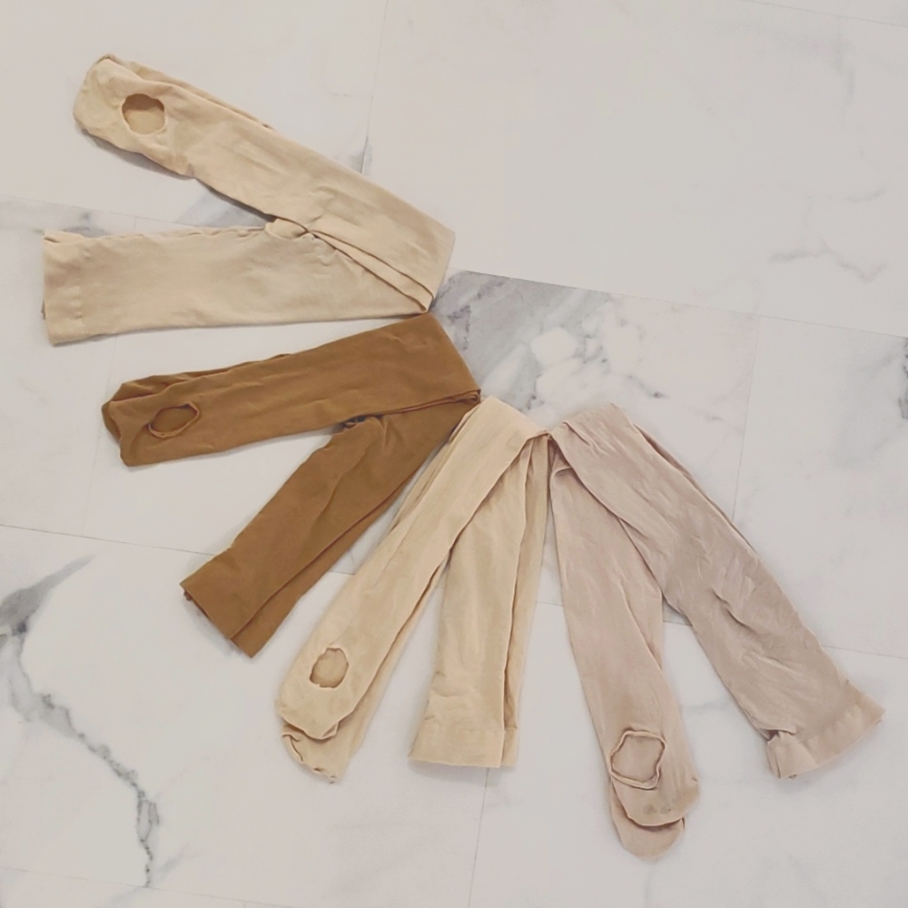 Very Used Worn Out Ballet Dance Tights